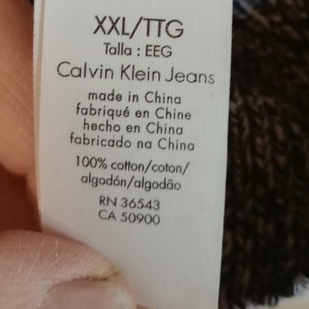 Calvin Klein NWT Quarter Zip XXL Sweater - Picture 8 of 11